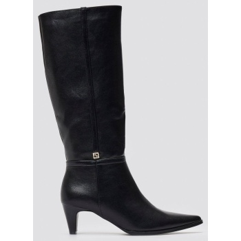 pointed boots with kitten heel - black σε προσφορά