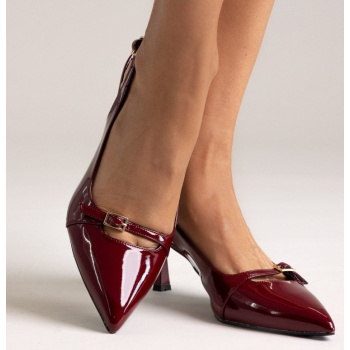 slingback kitten heel tfp - bordeaux σε προσφορά