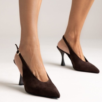 tfp slingback pumps - brown suede σε προσφορά