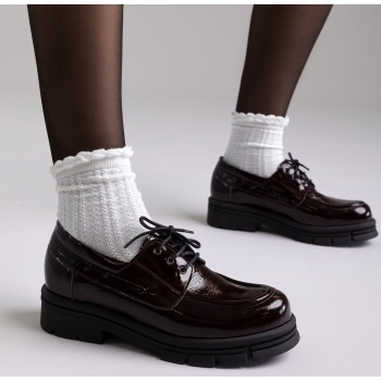 chunky sole oxfords tfp - bordeaux σε προσφορά