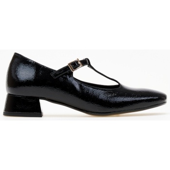 γοβάκια λουστρίνι με μπαρέτα - μαύρο σε προσφορά