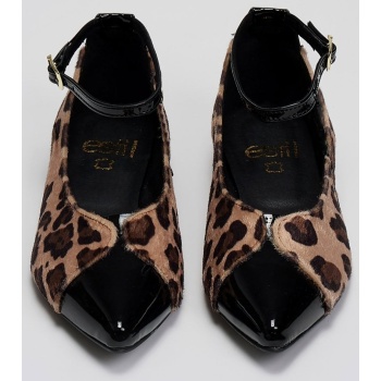 μπαλαρίνες μυτερές με print estil  σε προσφορά