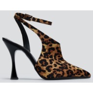 γόβες μυτερές σατεν με μ...