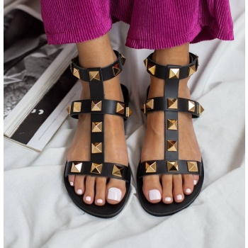 σανδάλια δερμάτινα estil με μεταλλικά