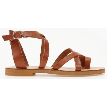 σανδάλια δερμάτινα crossover tfp - ταμπά