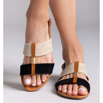 σανδάλια ankle strap με ψάθα erynn 