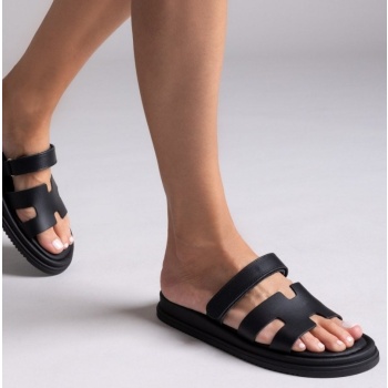 σανδάλια δερμάτινα με velcro estil 