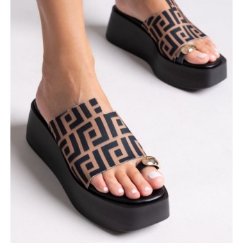 πλατφόρμες υφασμάτινες με print tfp  σε προσφορά