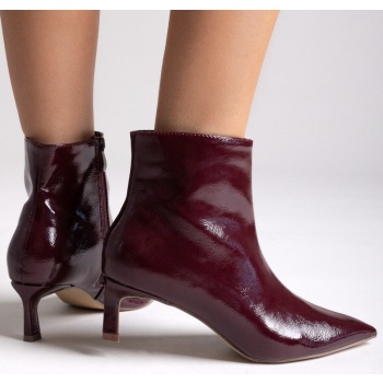 erynn pointed patent ankle boots with σε προσφορά