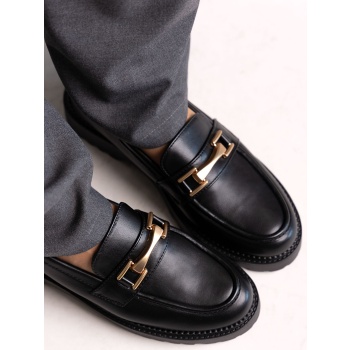 erynn chunky loafers - black matte σε προσφορά