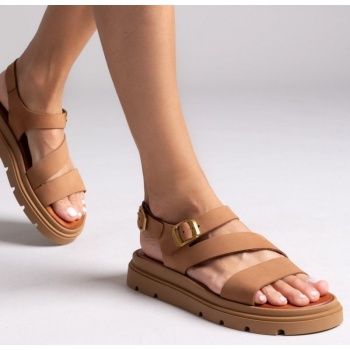 σανδάλια καστόρινα με δύο τοκάδες tfp  σε προσφορά