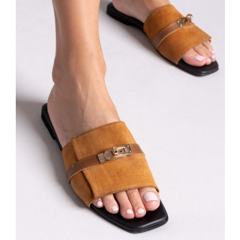 σανδάλια καστόρινα με λουράκι iris