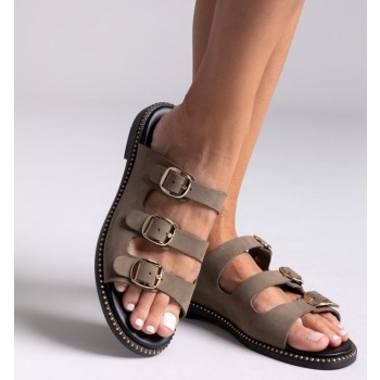 σανδάλια από γνήσιο δέρμα nubuck tfp  σε προσφορά