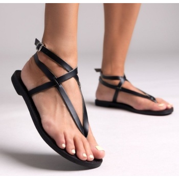 σανδάλια δερμάτινα με μπαρέτα tfp 