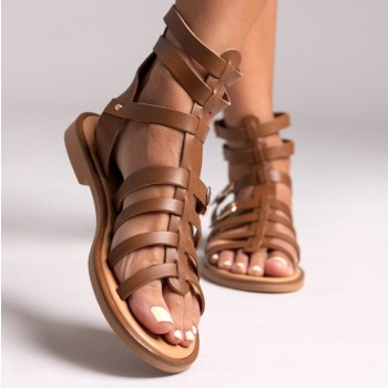 σανδάλια δερμάτινα gladiator iris