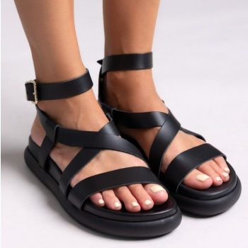 σανδάλια flatforms δερμάτινα iris