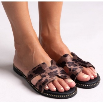σανδάλια από ponyskin με print estil  σε προσφορά