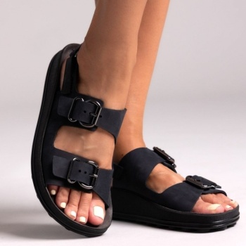 σανδάλια δερμάτινα με τοκάδες fabiola