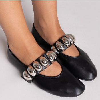 corina mary janes with metallic details σε προσφορά
