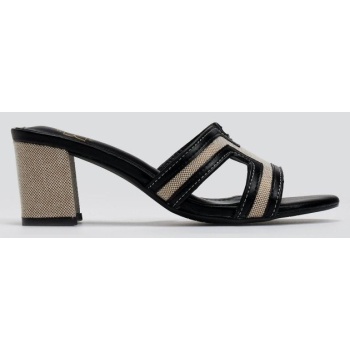 mules ανοιχτά με ύφασμα erynn - μαύρο σε προσφορά