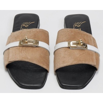 σανδάλια καστόρινα με λουράκι iris