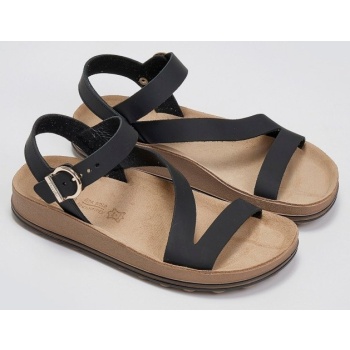 σανδάλια δερμάτινα με δέσιμο emma