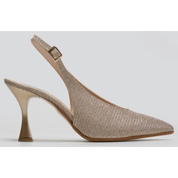 γόβες slingback μυτερές tfp - nude σε προσφορά