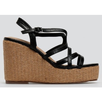 πλατφόρμες με ψάθα στη σόλα erynn  σε προσφορά