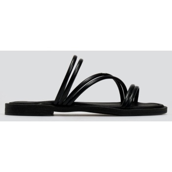 σανδάλια με λεπτά λουράκια estil - μαύρο σε προσφορά