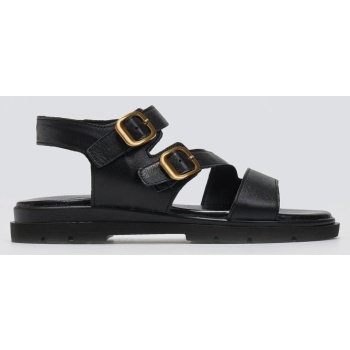 σανδάλια δερμάτινα με διπλό τοκά tfp  σε προσφορά