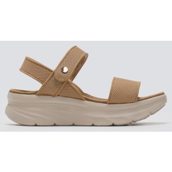 σανδάλια sporty με velcro - κάμελ σε προσφορά