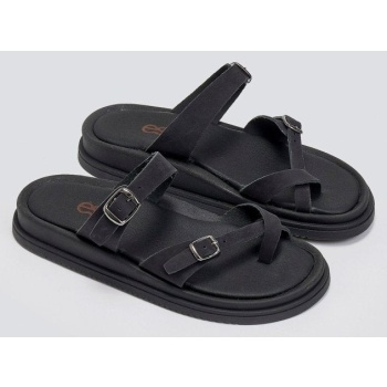 σανδάλια δερμάτινα με ρυθμιζόμενες