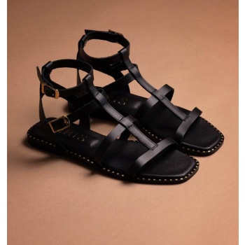 σανδάλια δερμάτινα gladiador iris