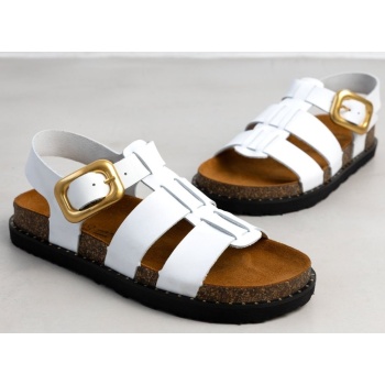 σανδάλια δερμάτινα gladiator ateneo 