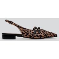  μπαλαρίνες μυτερές με print tfp - leopard