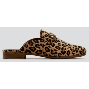 mules με ponyskin και print ragazza σε προσφορά