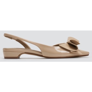 γόβες slingback με ιδιαίτερο φιόγκο σε προσφορά
