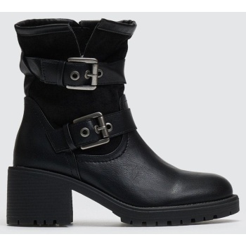 μποτάκια biker erynn - μαύρο σε προσφορά