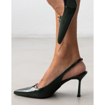 γόβες μυτερές slingback λουστρίνι tfp  σε προσφορά