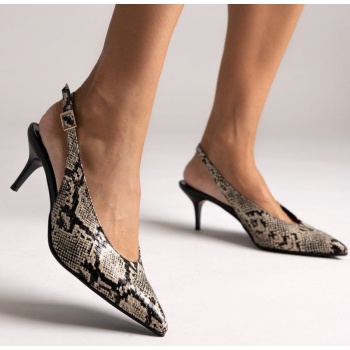 slingback pointed pumps tfp - ivory σε προσφορά