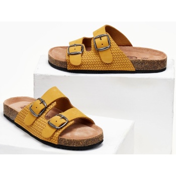 σανδάλια δερμάτινα με ανατομικό πάτο