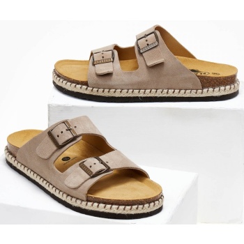 σανδάλια καστόρινα ανατομικά με σχοινί σε προσφορά