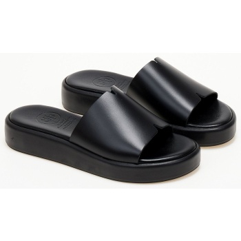 σανδάλια flatforms δερμάτινα tfp - μαύρο σε προσφορά