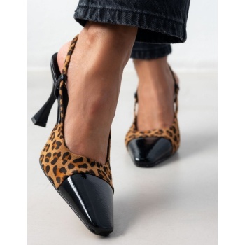 γόβες slingback suede με print tfp  σε προσφορά