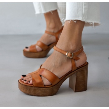 πέδιλα με μπαρέτα δερμάτινα tfp - ταμπά σε προσφορά