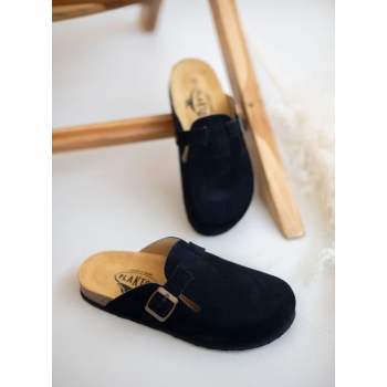 clogs ανατομικά από δέρμα καστόρι