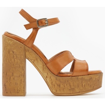 πέδιλα δερμάτινα με φελλό tfp - ταμπά σε προσφορά