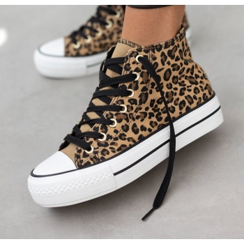 sneakers μποτάκια πάνινα - leopard σε προσφορά