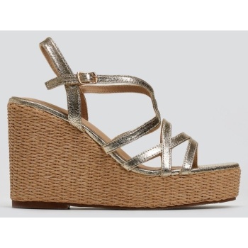 πλατφόρμες με ψάθα στη σόλα erynn  σε προσφορά