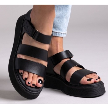 flatforms δερμάτινα με velcro ragazza σε προσφορά